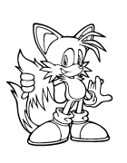 Sonic the Hedgehog Colorear En Liña